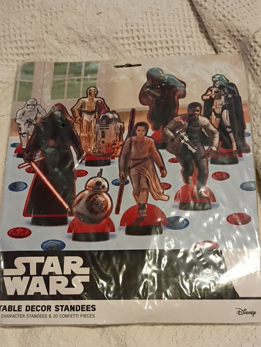 Disney Star Wars Character Table Standees - Red, Blue, Black